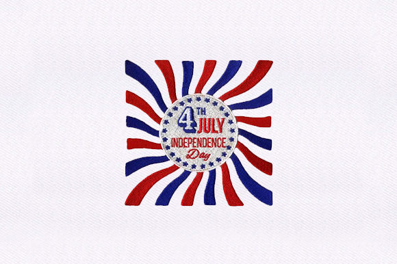 4th July Caption Review: A Festive Seasonal Embroidery Design