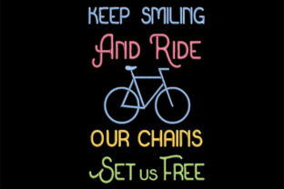 Bikers Quote: A Charming Embroidery Design for Boutique Apparel