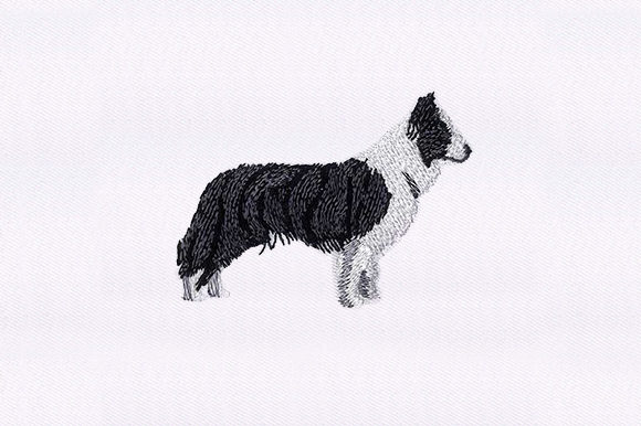 Border Collie Embroidery Review for Boutique Apparel Projects