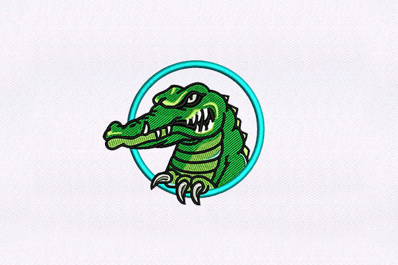 Green Alligator Embroidery Review for Personalized Gift Products