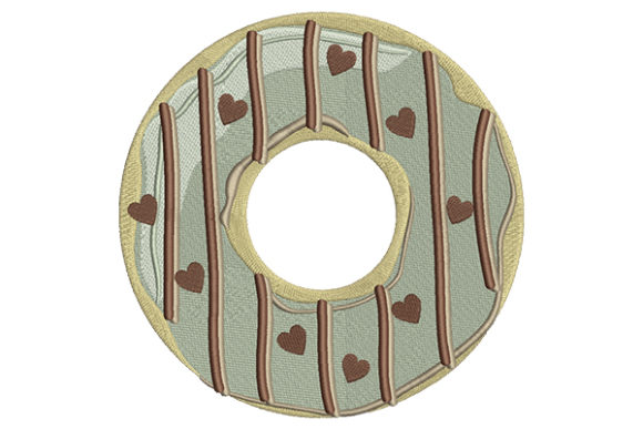 Green Dessert Donut Embroidery Review for Boutique Apparel