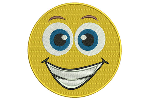 Grinning Emoji Embroidery Review
