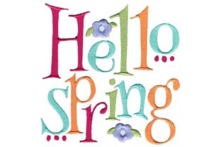 Hello Spring Embroidery Design Review