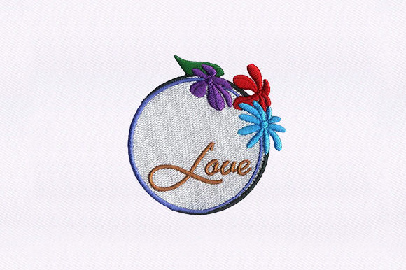 Love Caption Embroidery Design Review