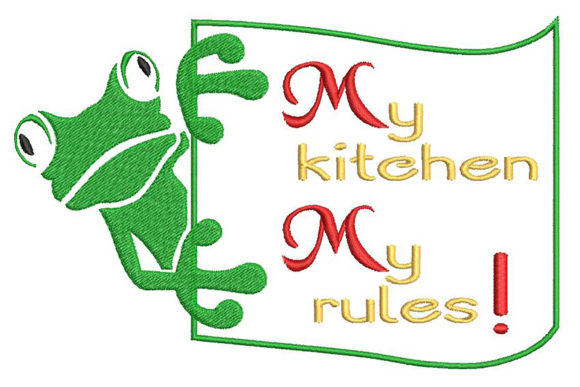 My Kitchen, My Rules Embroidery Review