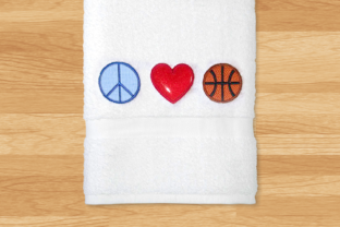 Peace Love Basketball Applique Review for Small Business Merch
