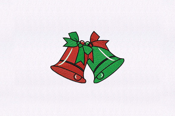 Red and Green Bells Embroidery Review: A Festive Design for Real Projects