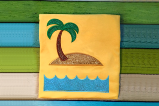 Tropical Island Split Applique Review for Seasonal Embroidery