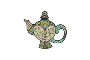 Vintage Tea Pot Embroidery Design Review